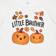 thumbnail image 4 of Inktastic Little Brother Pumpkins with Fall Leaves Boys Baby T-Shirt, 4 of 5
