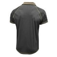 thumbnail image 6 of Krdevn Men's Spring Short Sleeved Lapel T Shirt Casual Versatile Short Sleeved Bottoming Shirt,L, 6 of 7