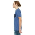 thumbnail image 3 of The Bella + Canvas Mens Jersey Short Sleeve Pocket T-Shirt - HTHR TR ROY/ NVY - XL, 3 of 4