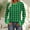 Green, variant on Women’s Round Neck Plaid Shirt Fashion Long Sleeves Flannel Jackets Lightweight Fall Causal Daily Tops