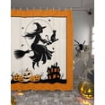 thumbnail image 2 of Halloween Shower Curtain Set ，Waterproof Fabric Shower Curtains Witch Cat Castle Shower Curtains for Bathroom,Bathroom Decor 60"x72", 2 of 6