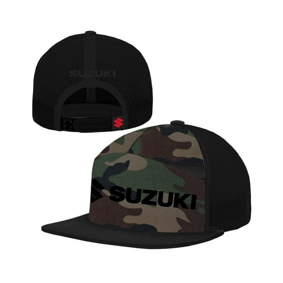 Suzuki Camo Flat Bill Baseball Cap  990A0-17205