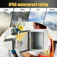 thumbnail image 4 of Luku NEMA Steel Enclosure, 18x14x8 NEMA 4X Steel Electrical Box, IP66 Waterproof & Dustproof, Electrical Junction Box for Outdoor/Indoor, with Mounting Plate, 4 of 7