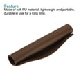 thumbnail image 4 of Uxcell PU Leather Luggage Handle Wraps with Brass Clasp, Brown Red 2 Pack, 4 of 5