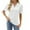 White Shirts for women, variant on HAPIMO Women's Trendy Loose Tops Dressy Tunic for Teen Girls Lapel V Neck Pullover Solid Color Summer Tees Short Sleeve Elegant Casual Relaxed Blouses Black XL