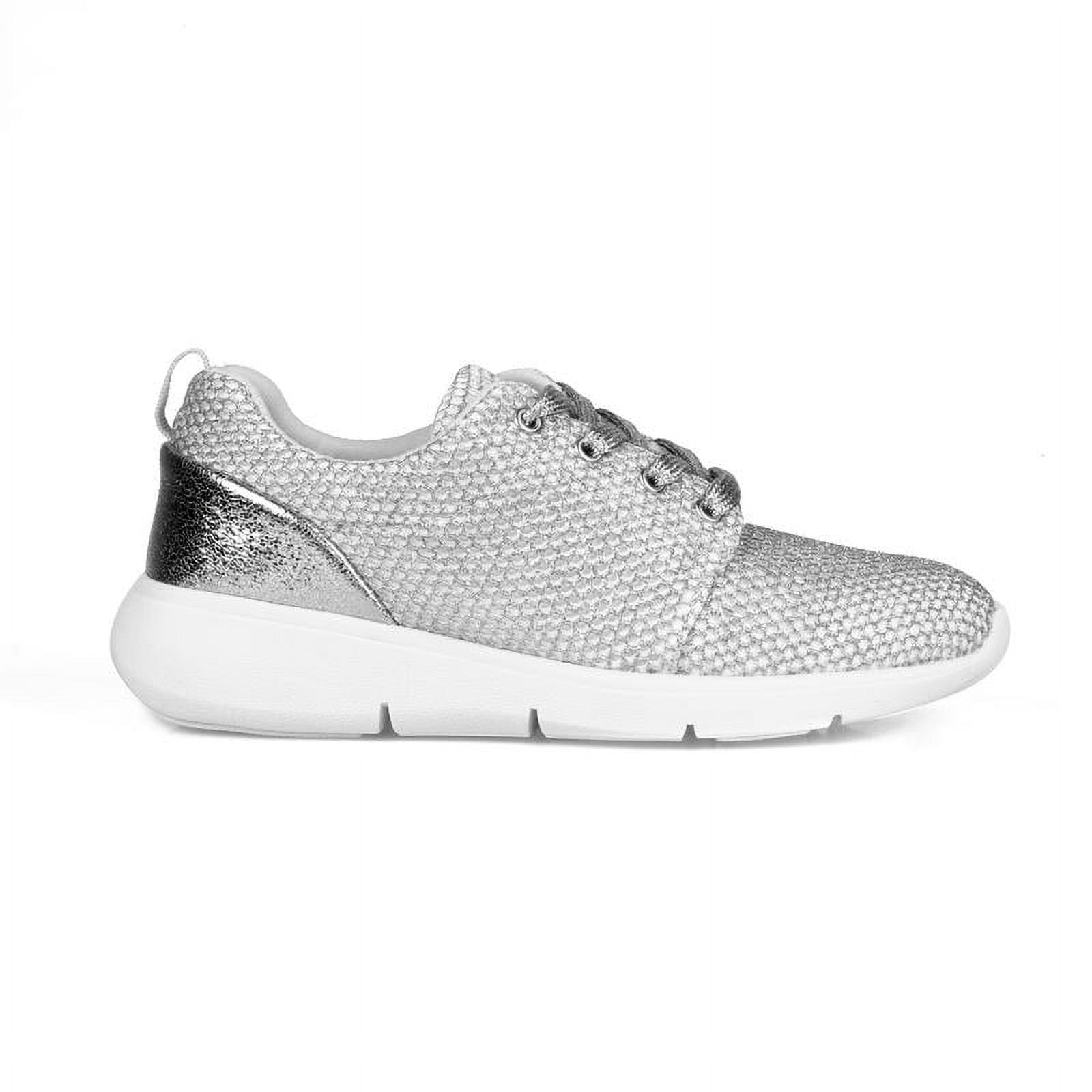 Fahrenheit Women's Dora Low-Top Metallic Mesh Street Sneaker