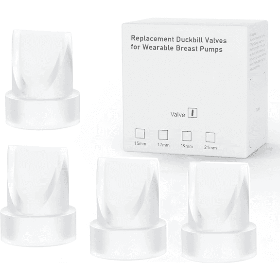 Duckbill Valves 4 Pack, Replacement for Momcozy M5