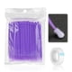 thumbnail image 2 of 100 hisopos desechables para extensiones de pestañas y almohadillas para debajo de los ojos, morados Púrpura, 2 of 9