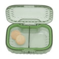 thumbnail image 2 of Unique Bargains 1 Pc Pill Case 2 Grid Mini Pill Box Clear Green, 2 of 6