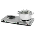thumbnail image 3 of Salton Portable Double Cooktop - Stainless Steel, 3 of 4