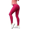 thumbnail image 3 of Doublju Women's Elastic High Waist Textured Leggings (Pack of 2), 3 of 5