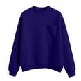 thumbnail image 2 of Pullover Sweatshirts for Women Mock Neck Soft Comfy Sweatshirt Plus Size Fall Sweater with Pocket Long Sleeve Fashion Solid Color Loose Casual Pullover Sweatshirts Oversized Fall Tops Trendy Clothes, 2 of 4