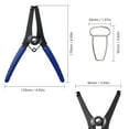 thumbnail image 2 of Carevas Spring Clamp Pliers with 10 Miter Clamps Woodworking Tool Miter Pliers and Clips for Frames Moldings Wooden Composite Miter Corners, 2 of 7