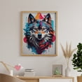 thumbnail image 5 of Diamond Art Kits for Adults, Tie-Dye Wolf HeadDiamond Painting Kits for Beginners, Frameless Round 5D Full Drill Diamonds Art Gem Art Crafts Home Decor Gifts, 5 of 8