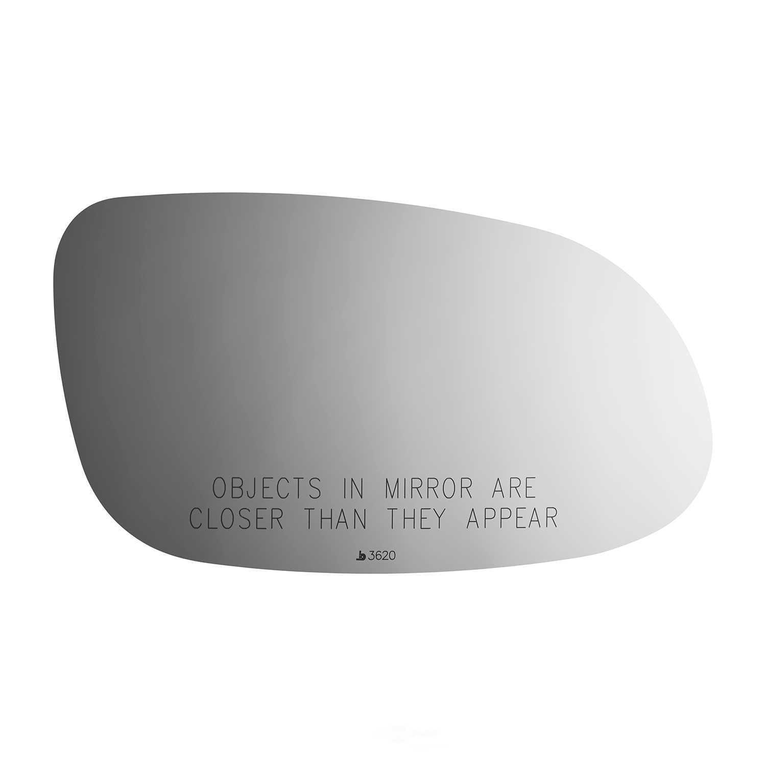 Burco Side View Mirror Replacement Glass - Clear Glass - 3620