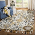 thumbnail image 2 of SAFAVIEH Suzani Bayon Medallion Wool Area Rug, Light Green/Ivory, 8' x 10', 2 of 11