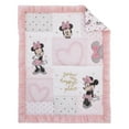 thumbnail image 2 of Disney  Minnie Mouse My Happy Place 3 Piece Nursery Crib Bedding Set, 2 of 5