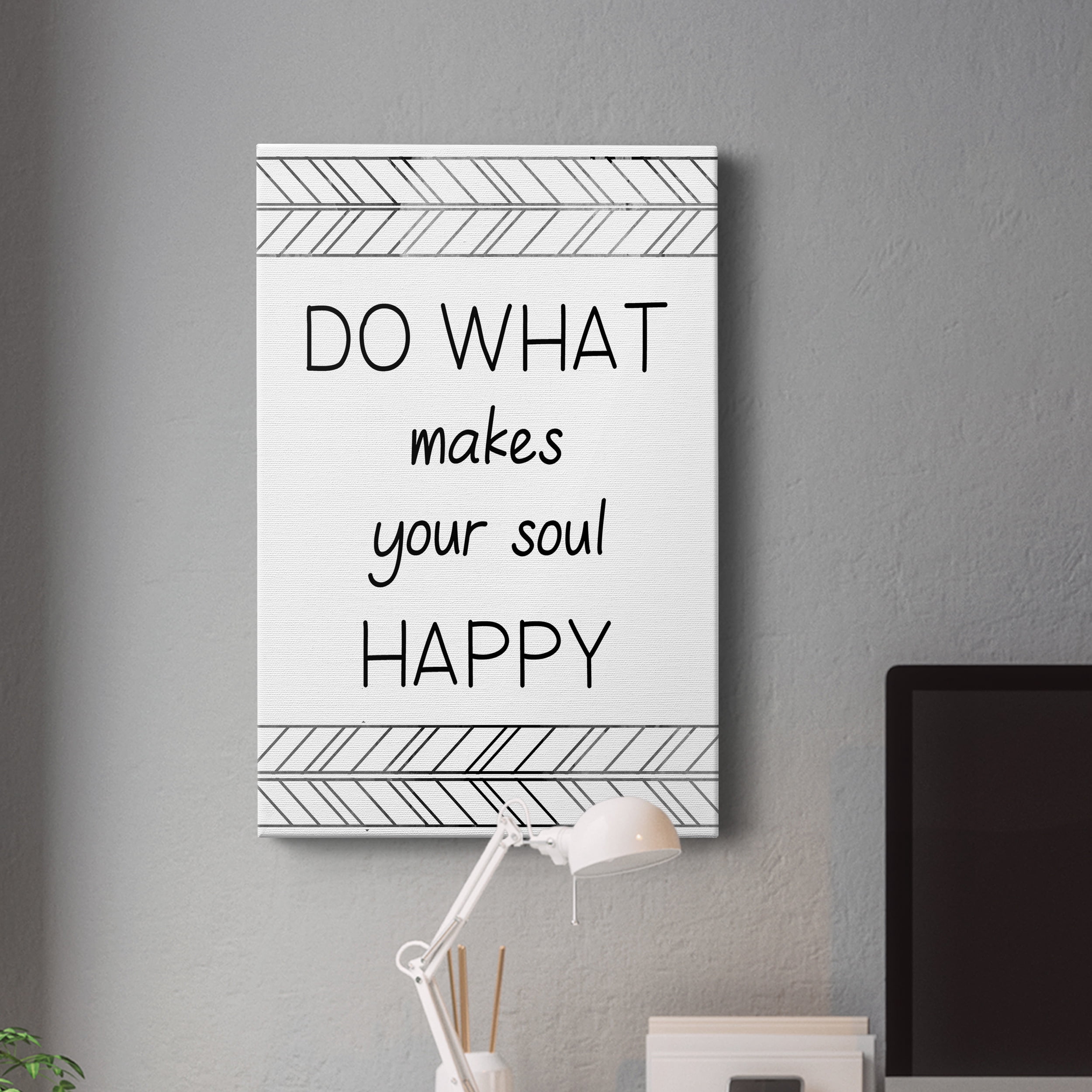 Your Soul Happy Premium Gallery Wrapped Canvas - Ready to Hang - 18 x 27