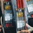 thumbnail image 6 of Bearded Butchers Hot Beef Sticks, 18g Protein Habanero Heat, Stuffed with Ghost Pepper Cheese, No MSG, Gluten Free, No Nitrates Added, Clean Ingredients, Ready to Eat, 2.65 oz (3-Pack), 6 of 9