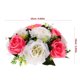 thumbnail image 2 of Nestingho Arreglo Floral Artificial Rosas En Bola Rosa Para Interior Y Exterior, 2 of 6