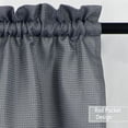 thumbnail image 5 of Shininglove Short Curtain Set Watertight Bathroom Curtain Drapes, 30" x 45"+15", Grey, Set of 3, 5 of 6