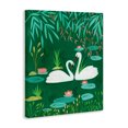 thumbnail image 2 of Stupell Industries Rustic Lodge Swan Pair on Green Pond Canvas Art, 16 x 20, by Nabeela Rumi, 2 of 8