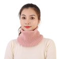 thumbnail image 1 of Reusable Scarf Women Winter Scarf Thick Knitted Warm Solid Color Windproof Elastic Anti-shrink Soft Lightweight Washable Neck Protection Heat, 1 of 8