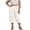 W2/White, variant on Axiiglly Plus Size Capris for Women Smocked Waist Relaxed Fit Stretch Pull On Capri Pants with Pockets 2026, L-5XL