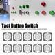 thumbnail image 3 of 20 piezas 12x12x7,3mm interruptor de botón táctil LED interruptor de botón táctil momentáneo, 3 of 8