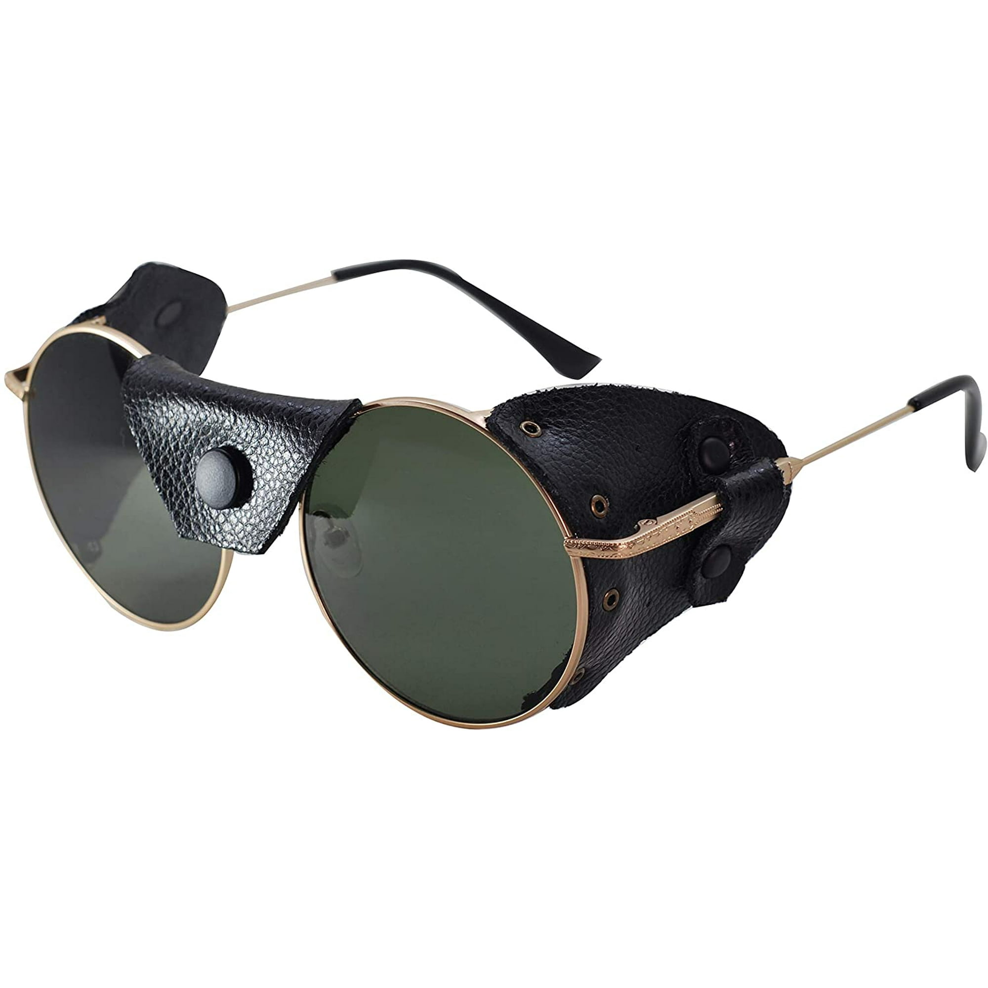 Removable Designer Leather Side Shields Sunglasses Buy Polarized Sunglasses  With Leather Side Shields,Aviation Glacier Sunglasses With Leather Side  Shields,Vintage Alpine Sunglasses With Leather Side Shield Product On |  
