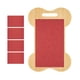 thumbnail image 2 of Almohadilla rascadora para uñas para perros, almohadilla rascadora para uñas para perros, forma de hueso grande con 4 Rojo, 2 of 9