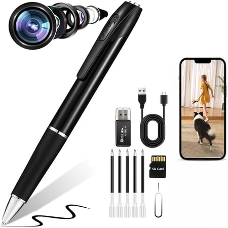 1080P Mini Hidden Camera,HD Camera Pen – Nanny Cam Mini Security Cameras,Long Battery Life,Easy to Use,Micro Pen Camera for Important Moment?2026 Upgrade?
