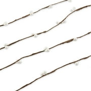 Holiday Time Christmas White Berry Tree Garland, 30'