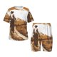 thumbnail image 1 of Balery Western Cowboy Countryside Conjunto de Pijama Infantil de Manga Corta con Estampado – Ropa de Dormir de Algodón Suave-Medium, 1 of 6