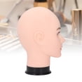 thumbnail image 1 of YOUTHINK Male Mannequin Head Model PVC Skin For Salon Beauty School Display, 1 of 7