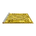 thumbnail image 2 of Ahgly Company Machine Washable Indoor Rectangle Southwestern Yellow Country Area Rugs, 8' x 12', 2 of 4