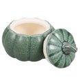 thumbnail image 5 of FELTECHELECTR Cuenco de cerámica con forma de calabaza para hornear, cuenco para sopa guisada con tapa, 5 of 5