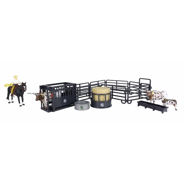 Gran Set de Juego Rancho Big Country Toys con 16 Figuras de Granja