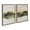 Gold, variant on Kate and Laurel Sylvie Tranquil Meadows I and II Framed Canvas Wall Art Set by Amy Lighthall, 2 Piece Set 18x24 Natural, Soft Abstract Watercolor Nature Landscape Art for Wall Home Decor