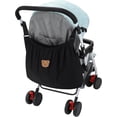 thumbnail image 1 of 1 Pc Universal Stroller Storage Organizer Caddy Adjustable Accessories Black, 1 of 7