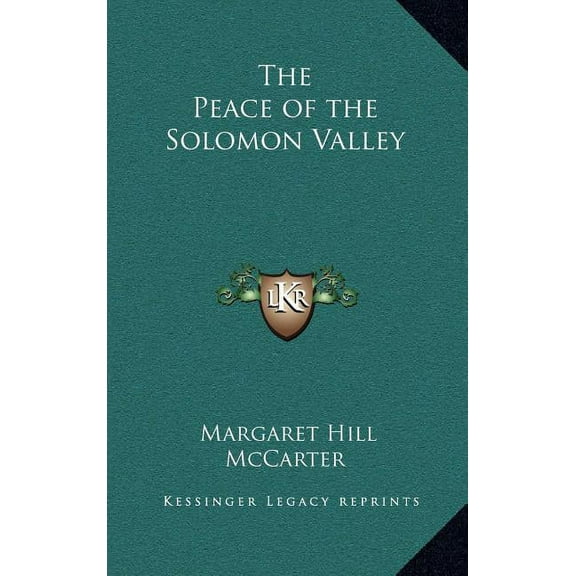 The Peace of the Solomon Valley (Hardcover)