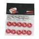 thumbnail image 1 of Arandelas para guardabarros M6 Strade Fareast Limited Kit de reparación del compartimiento del motor Rojo, 1 of 8
