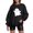 Black, variant on Vedolay Fall Tops for Women Women's Hoodies Half Zip Long Sleeve Oversizd Crop Pullover Sweatshirts with Pockets,Brown L