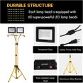 thumbnail image 4 of Luz de trabajo LED GUWELL 22000 lm con trípode impermeable, 4 of 6
