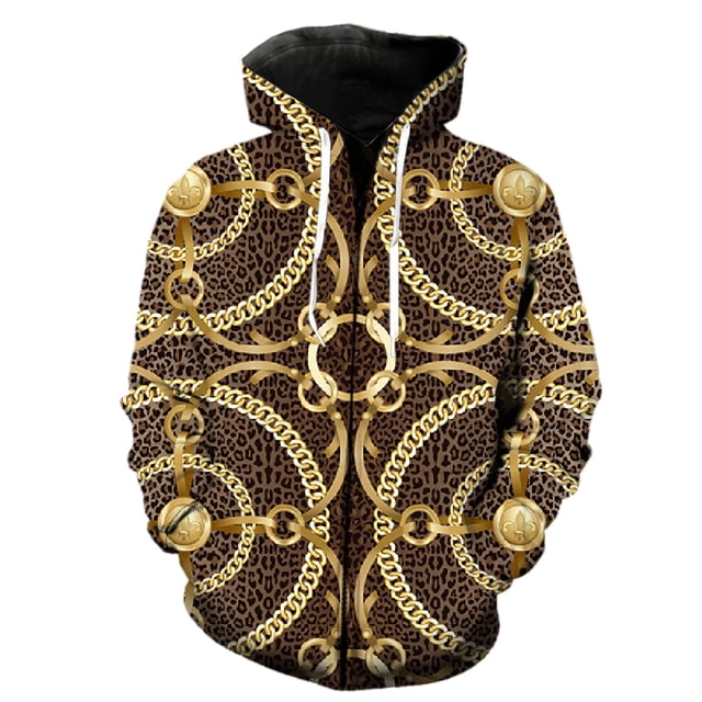 Sudadera con capucha y cremallera con estampado animal abstracto para hombre, divertida, a la moda, gran oferta 2024, unisex, de gran tamaño, para primavera, manga larga, genial para adolescentes.