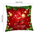 thumbnail image 3 of Christmas Tree Decorations Christmas Cushion Throw Cover Pillow Case Cotton Home Sofa Xmas Decor Christmas Tree Ornaments, 3 of 3