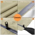 thumbnail image 4 of Unique Bargains 24 x 20 Inch Wet Dry Bags with Handle Zippered Pockets Waterproof Reusable Cloth Laundry Bag, Bean Green, 4 of 6