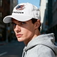 thumbnail image 6 of Freedom Embroidered Hat Adjustable Baseball Cap for Men Women Classic Cotton Washable Casual Trucker Hat for Outdoor Activities(White), 6 of 7