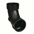 thumbnail image 2 of 3" x 3" x 2" Hub ABS DWV 90° Elbow with Low Heel Inlet, 2 of 4