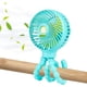 thumbnail image 1 of Mini ventilador para cochecito de bebé, ventilador portátil personal de mano con trípode flexible para cochecito, bicicleta, escritorio, cinta de correr, cuna, asiento de coche al aire libre (verde), 1 of 5
